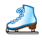Ice Skate emoji on Emojidex